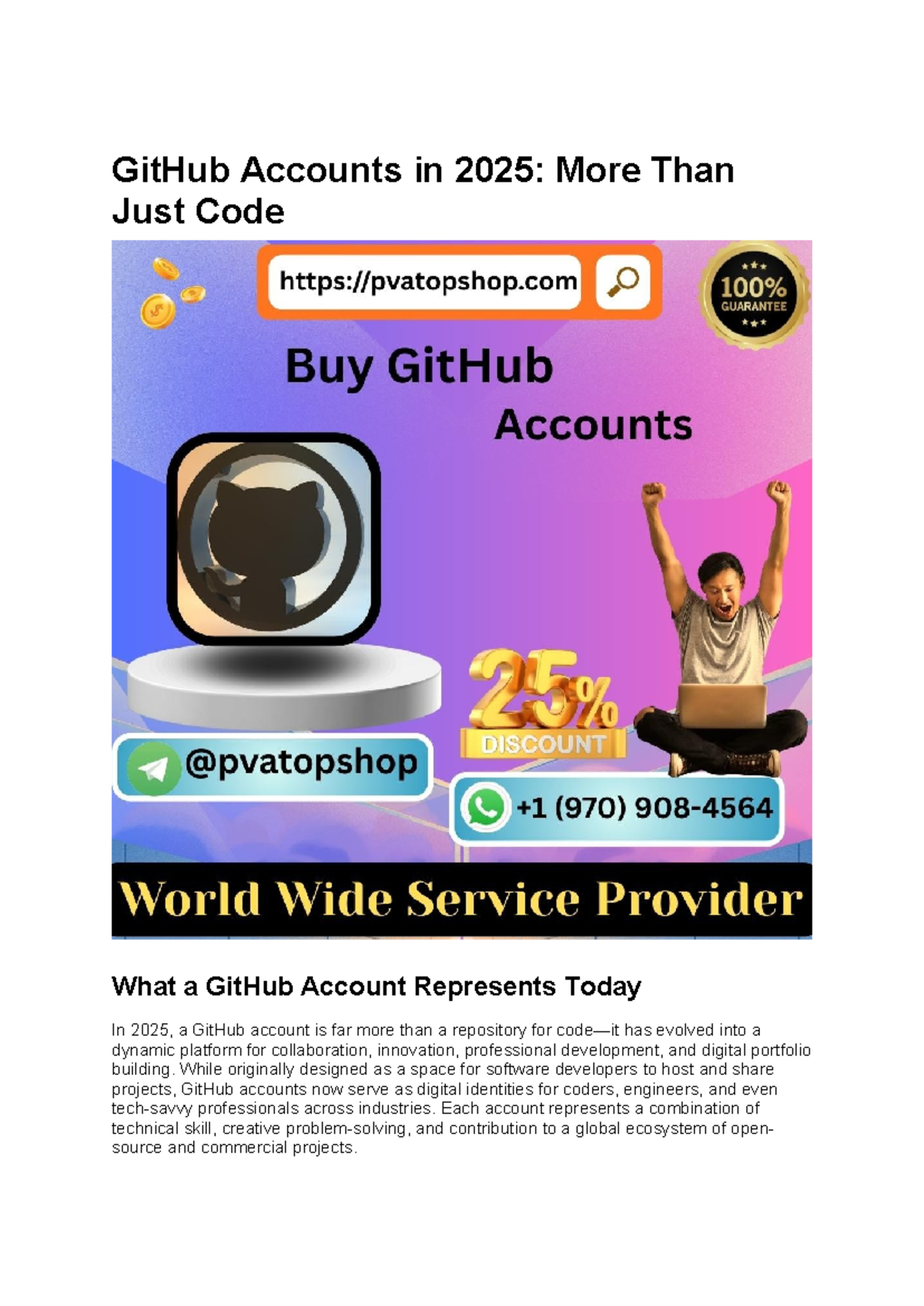 GitHub Accounts in 2025: A Professional Ecosystem for Innovation - Studocu