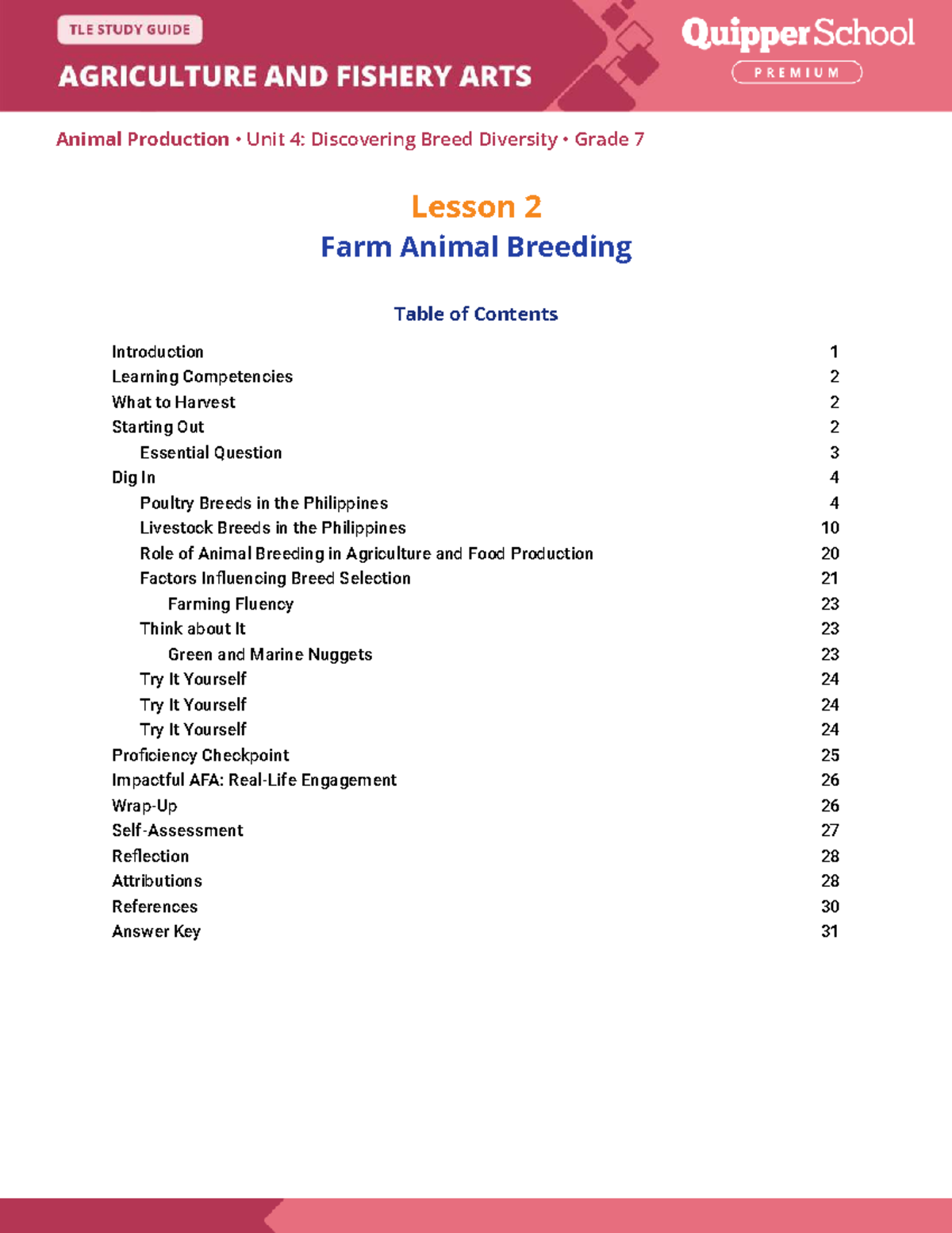 TLE7 Q2 0402 SG - Lesson on Farm Animal Breeding in the Philippines ...
