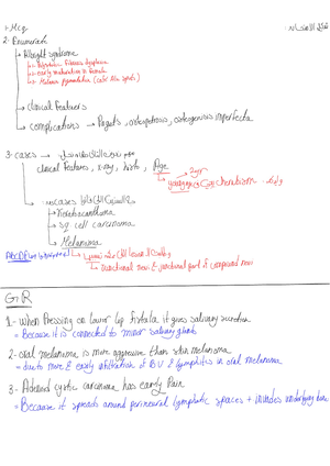 Opath-Ghaly: Reactive Lesions and Tumors in Oral Pathology - Studocu