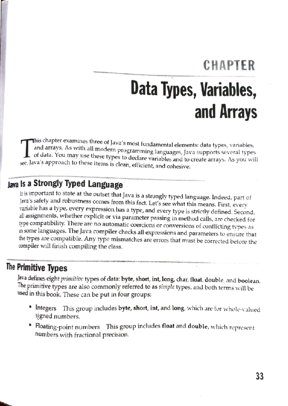 Java CH3: Exploring Data Types, Variables, and Arrays Examples - Studocu
