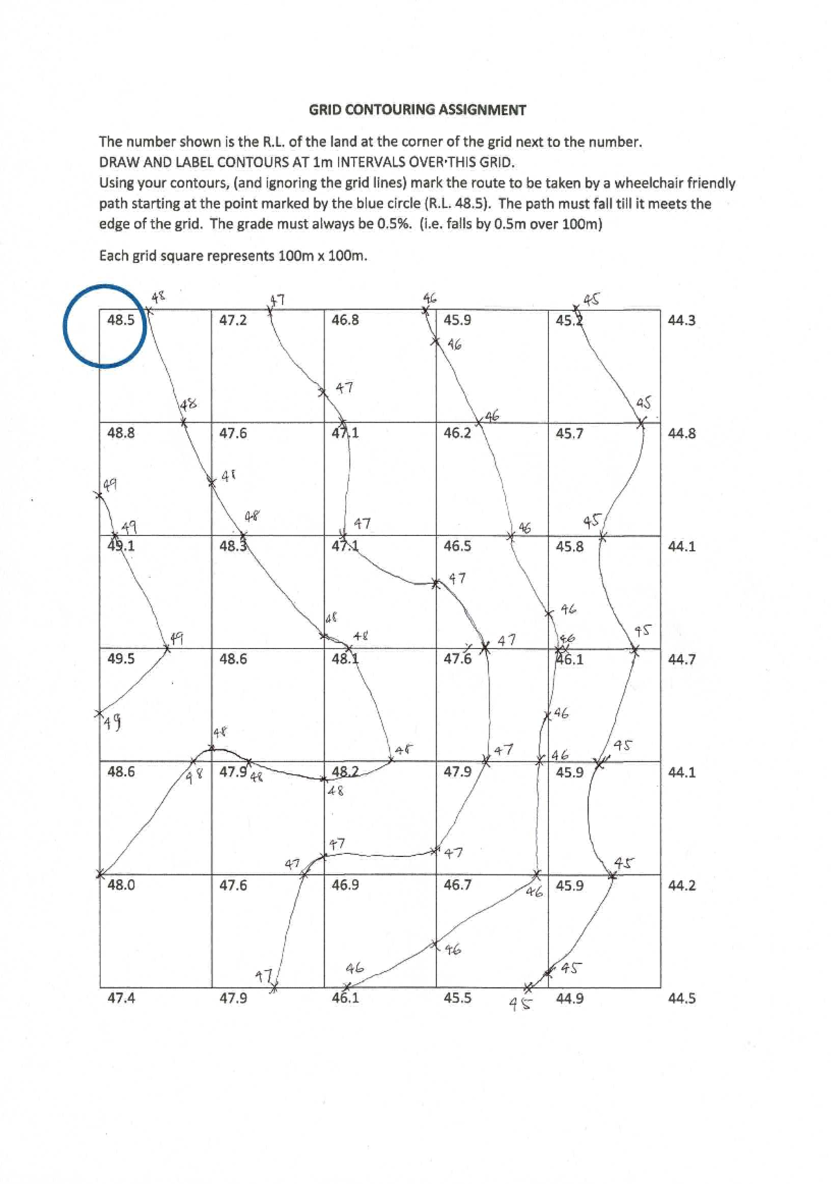 Contour Mapping Assignment: Techniques and Applications in Surveying ...