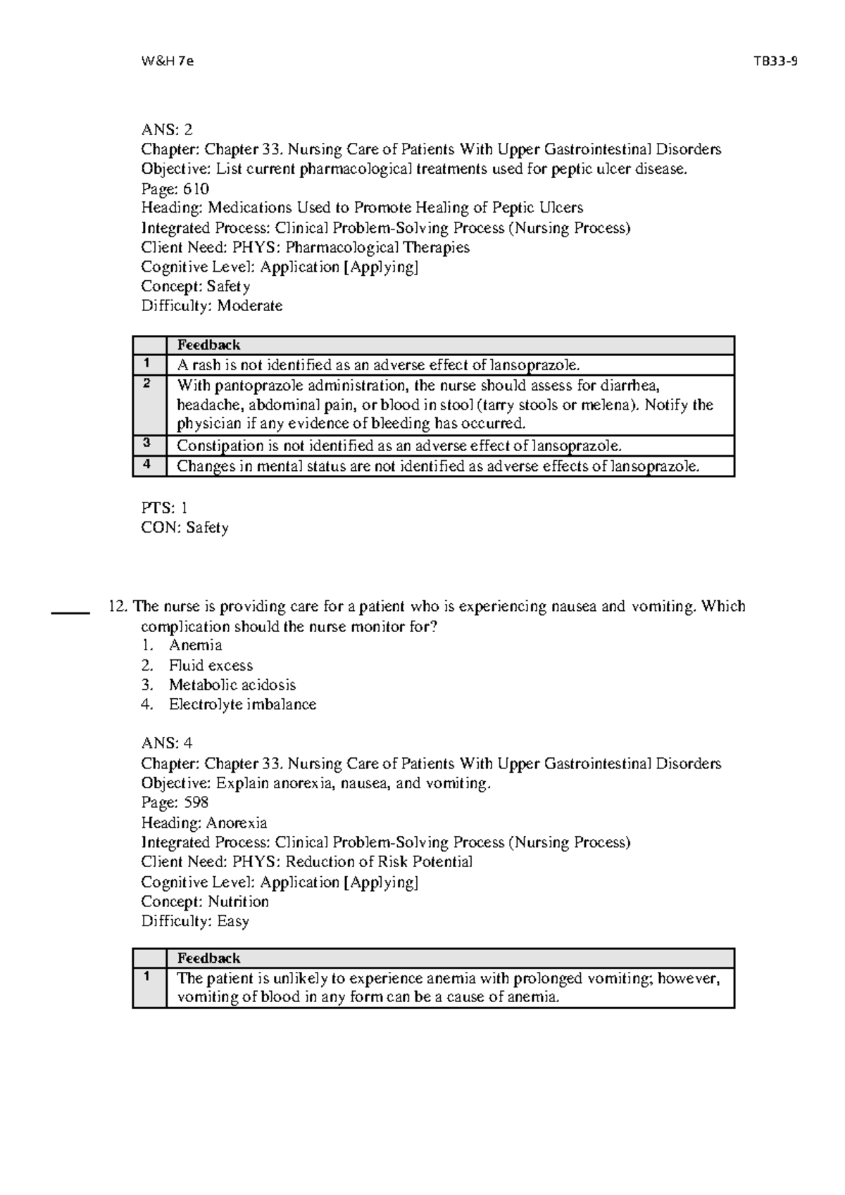 Nursing Care for Upper GI Disorders: Chapter 33 Insights - Studocu