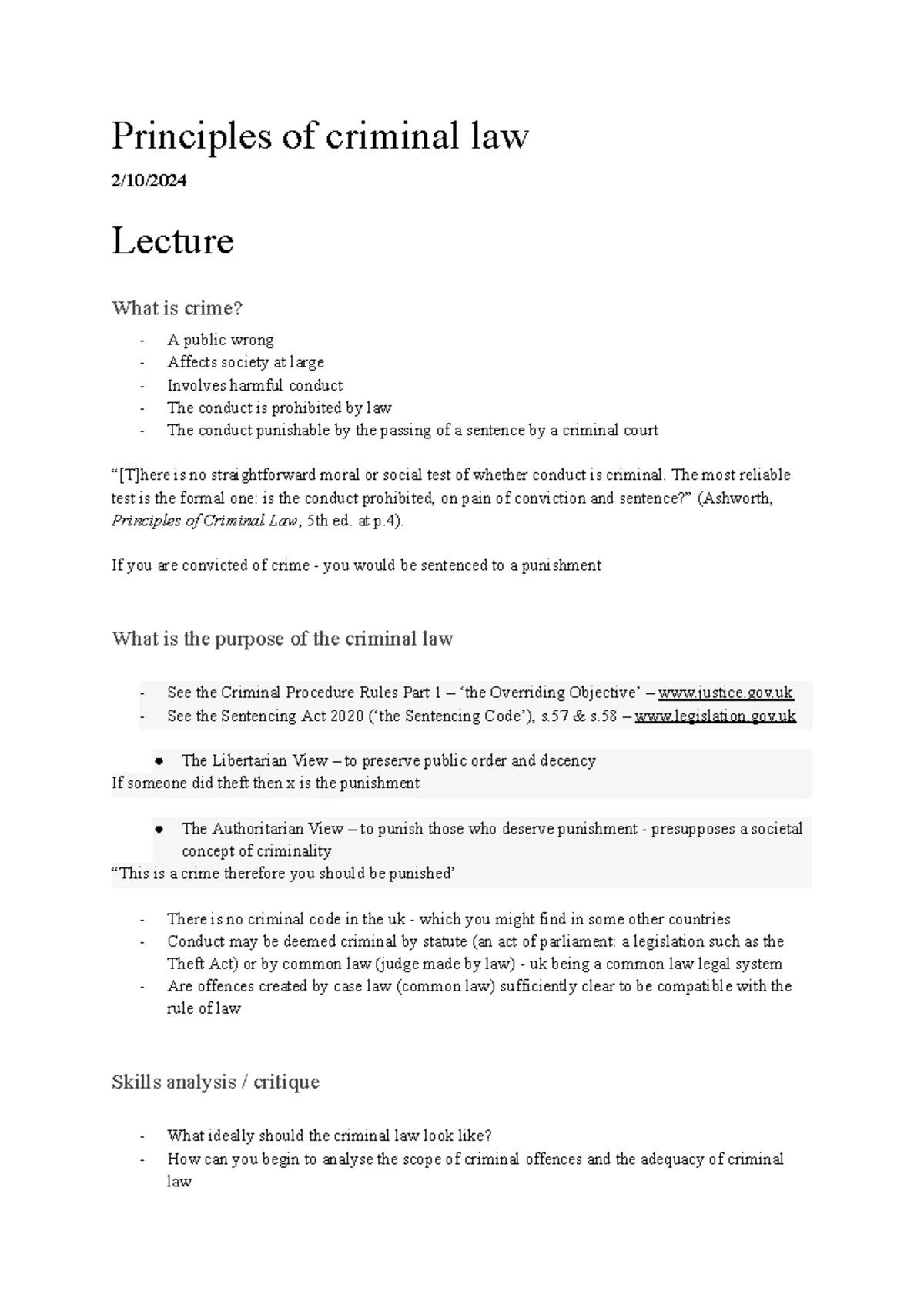 Public Law and Constitutional Principles Overview (PL101) - Studocu