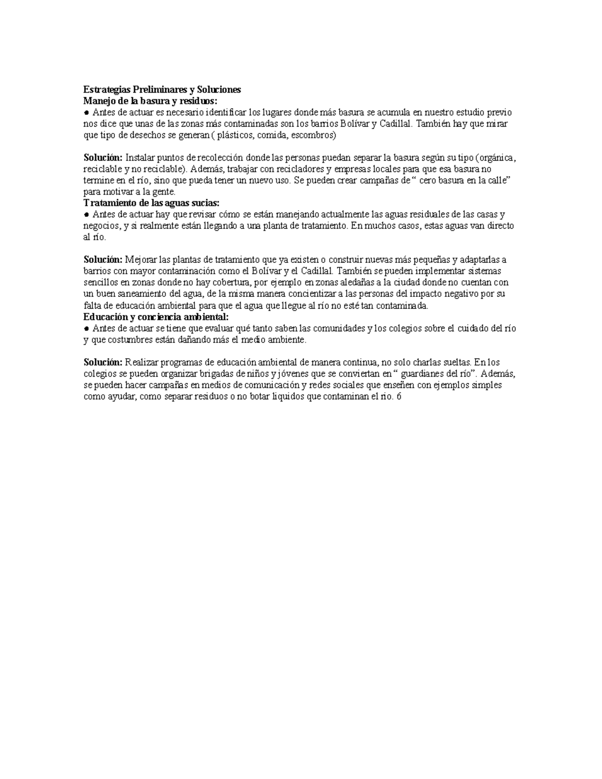 Estrategias y Soluciones para Manejo de Residuos y Aguas Residuales ...