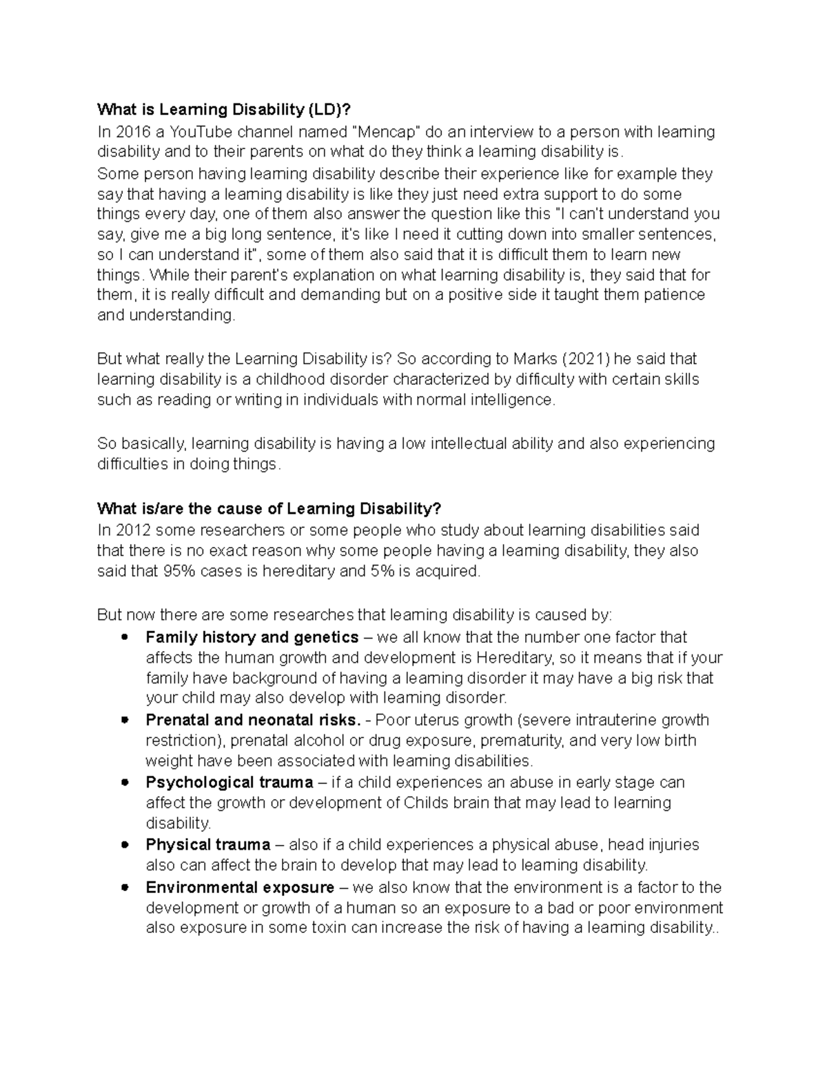 AS Learning Disability - Some person having learning disability ...