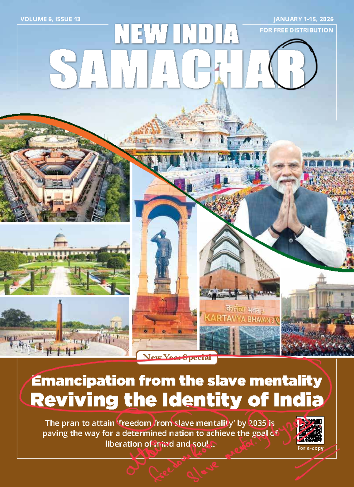 Emancipation from Slave Mentality: New India Samachar January 2026 ...