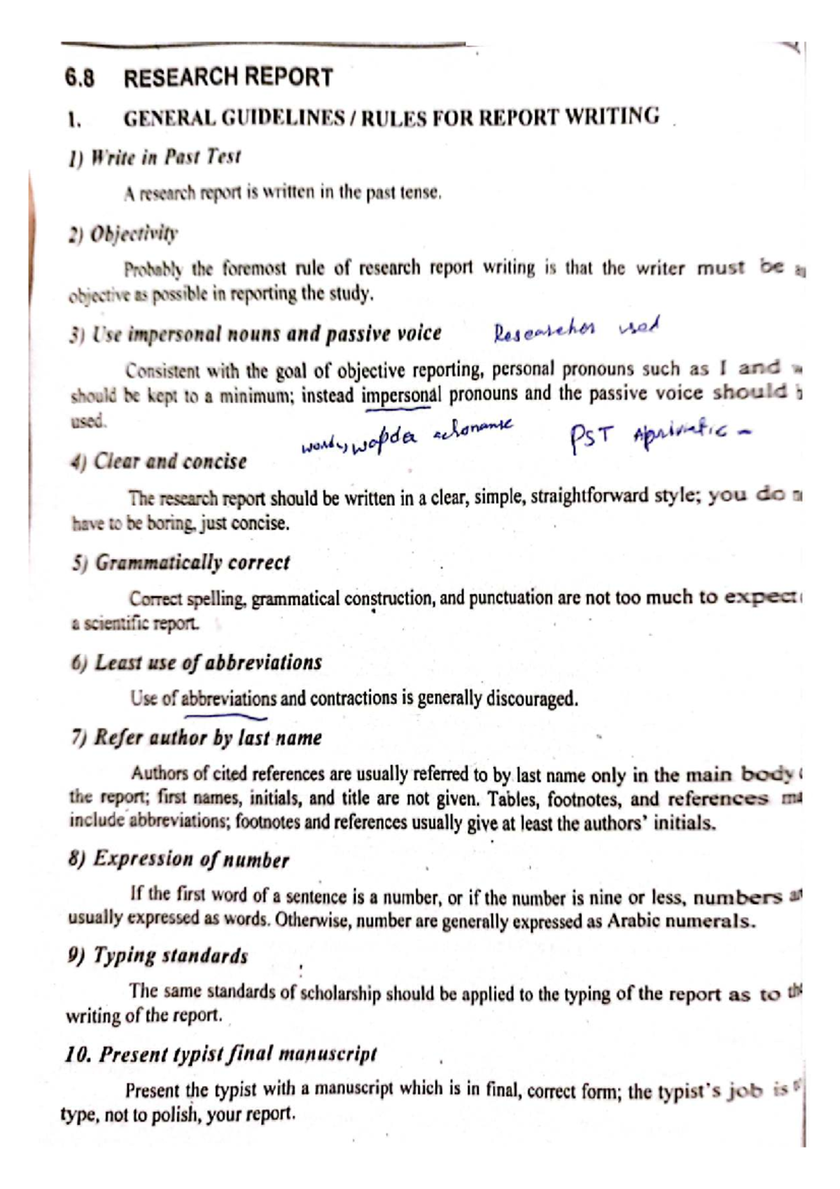 6.8 RESEARCH REPORT: GENERAL GUIDELINES FOR WRITING (EDUCATIONAL ...