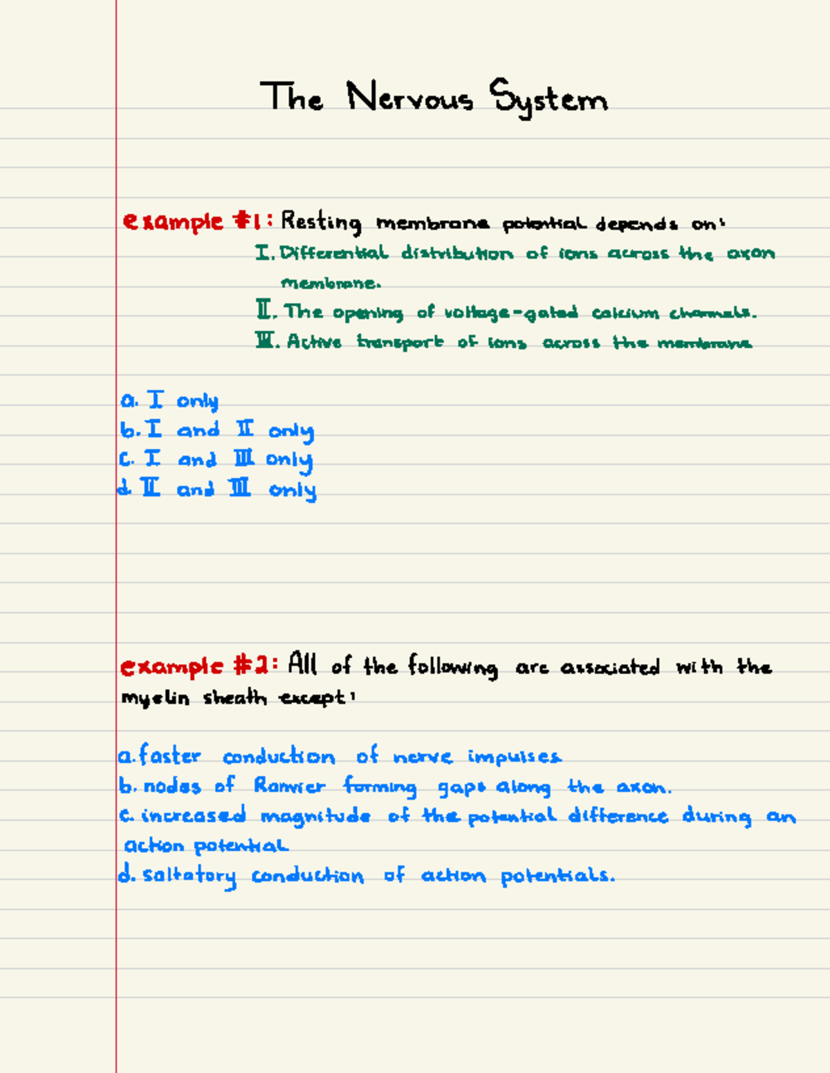 Ch. 4 Problem Set 3 - Lecture & Lab Notes on Membrane Potential - Studocu