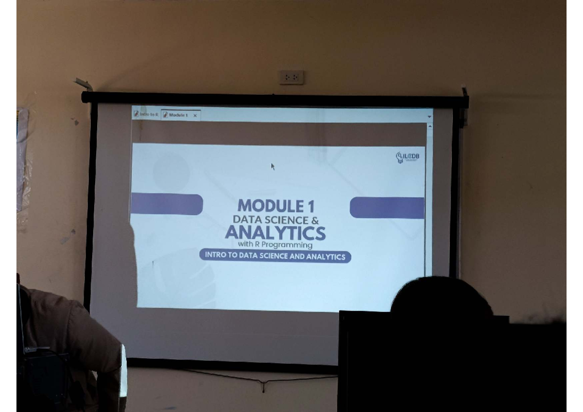 R Module 1: Data Science Analytics Overview and Techniques - Studocu