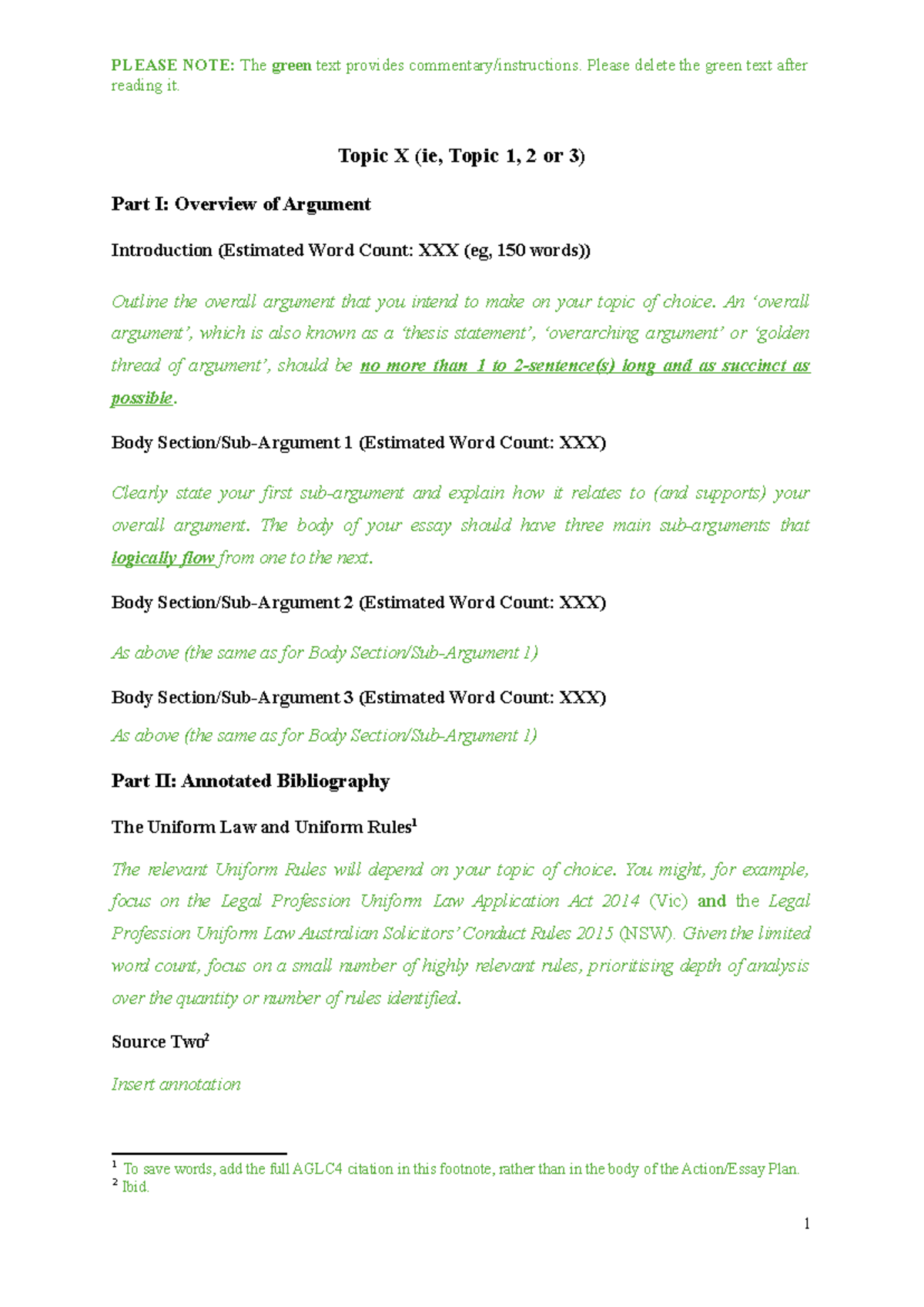 MLP235 T2 2025 Assessment Task 1: Argument Overview & Bibliography ...
