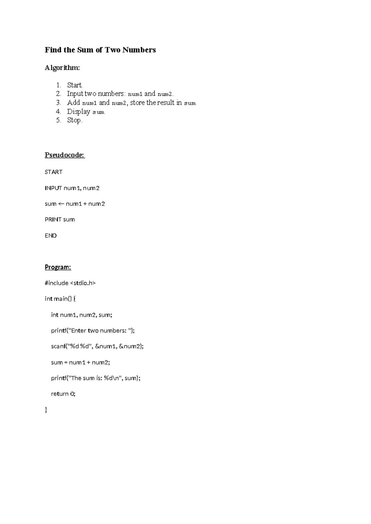 CS101: Algorithms vs Pseudocode - Key Differences Explained - Studocu