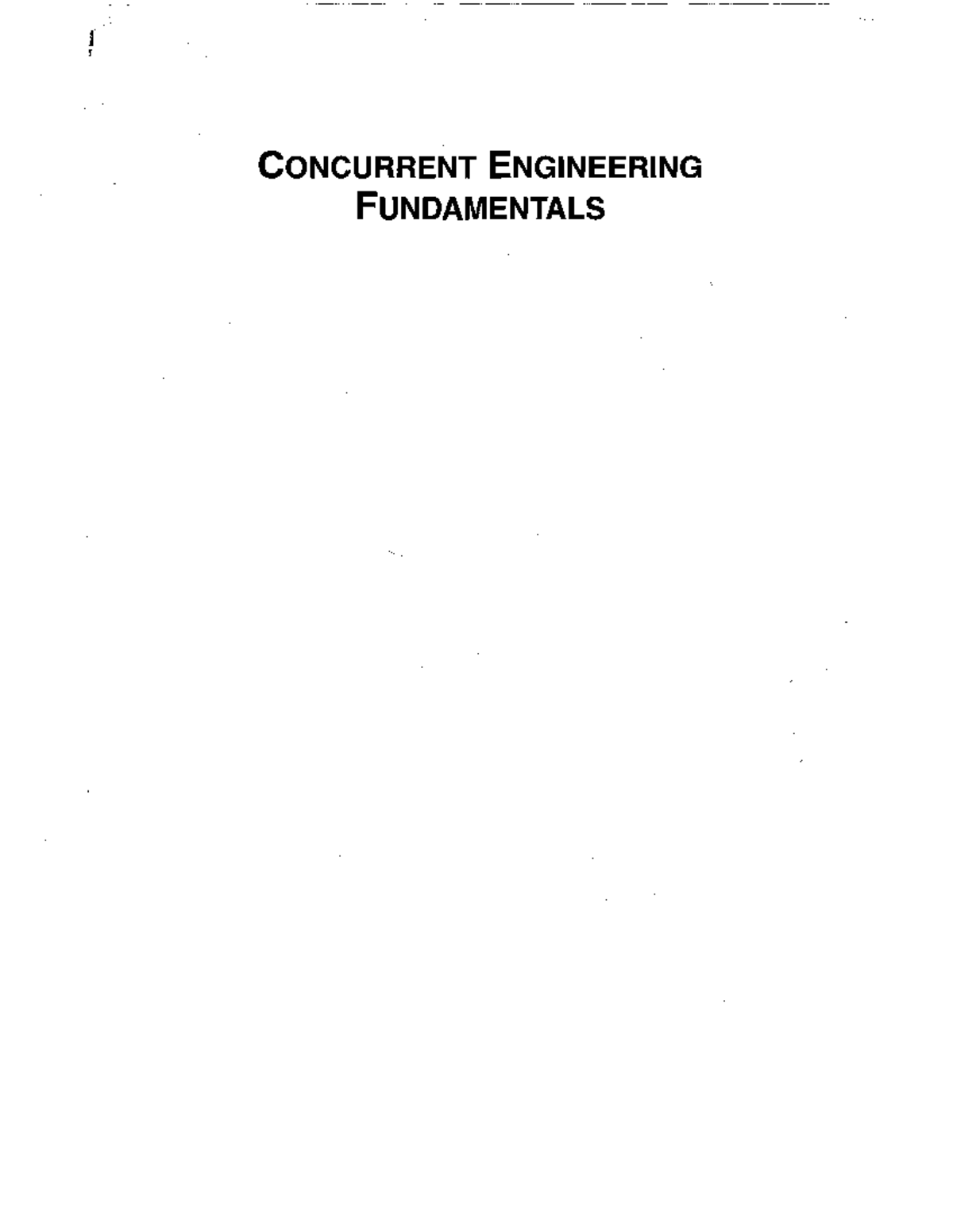 Concurrent Engineering Fundamentals (CE 101): Integrated Product ...
