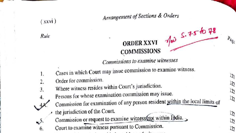 CPC 26 to 51 - Class Notes on Commissions and Legal Procedures - Studocu