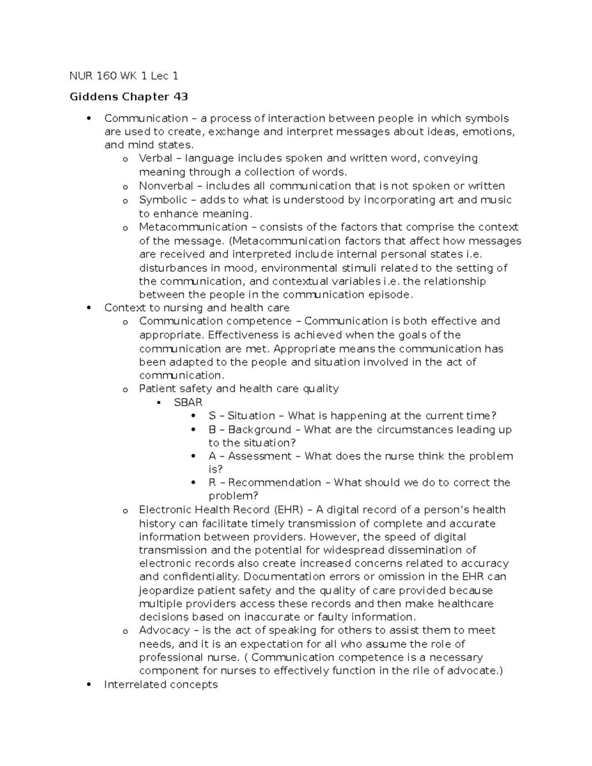 NUR 160 Exam 1 Blueprint: Key Topics & Medications Overview - Studocu