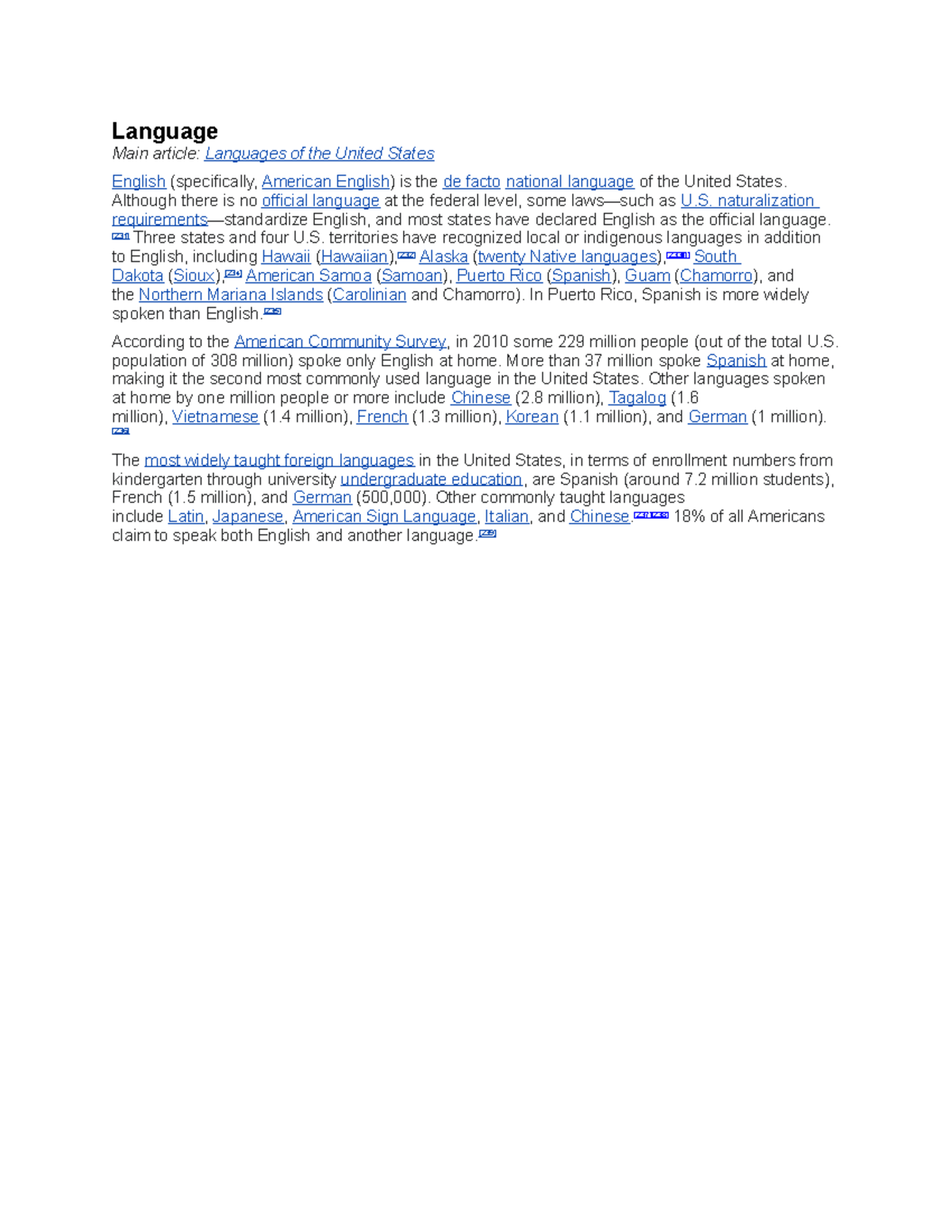 Language 101: Lecture Summaries on U.S. Languages and Diversity - Studocu