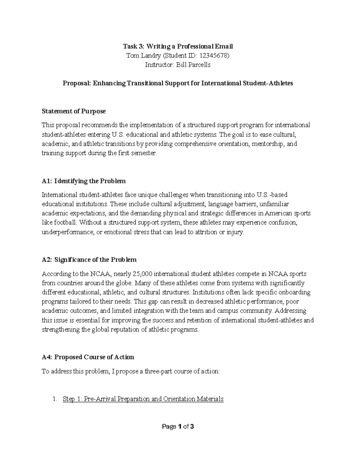 Task 2: Research Proposal for Legal Defense Strategy - Studocu