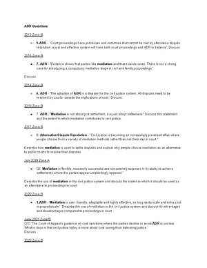 LSM tutorials - notes - 26/11/ ‘Although the court should be very ...