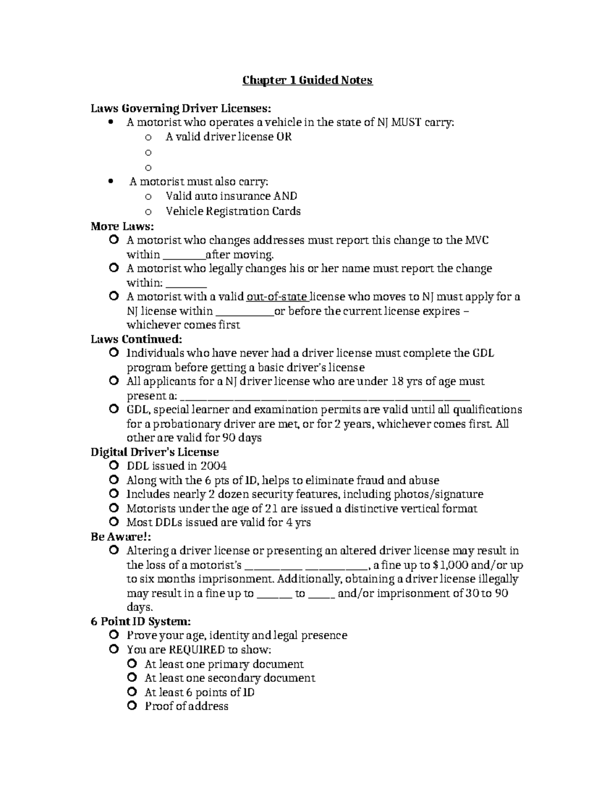 Copy of Copy of Chapter 1 Guided Notes - Chapter 1 Guided Notes Laws ...