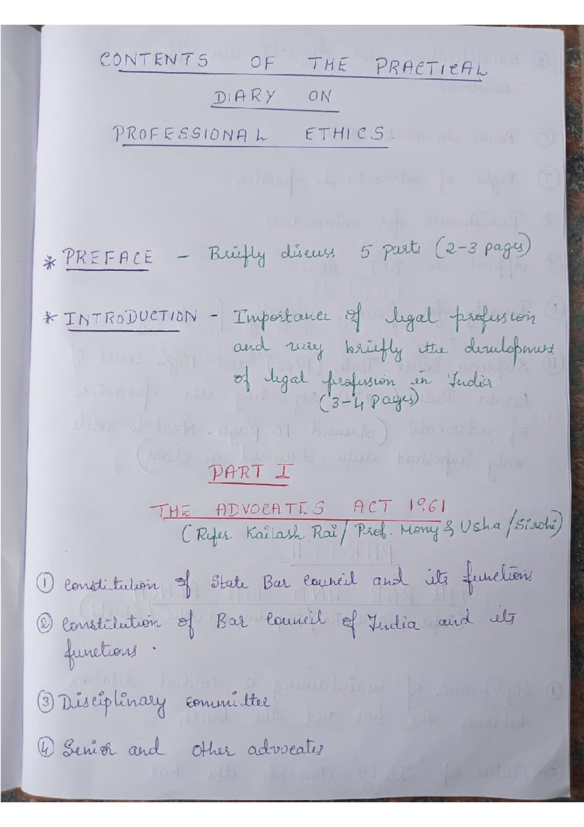 Professional Ethics - Summary & Key Topics (Advocates Act & More) - Studocu