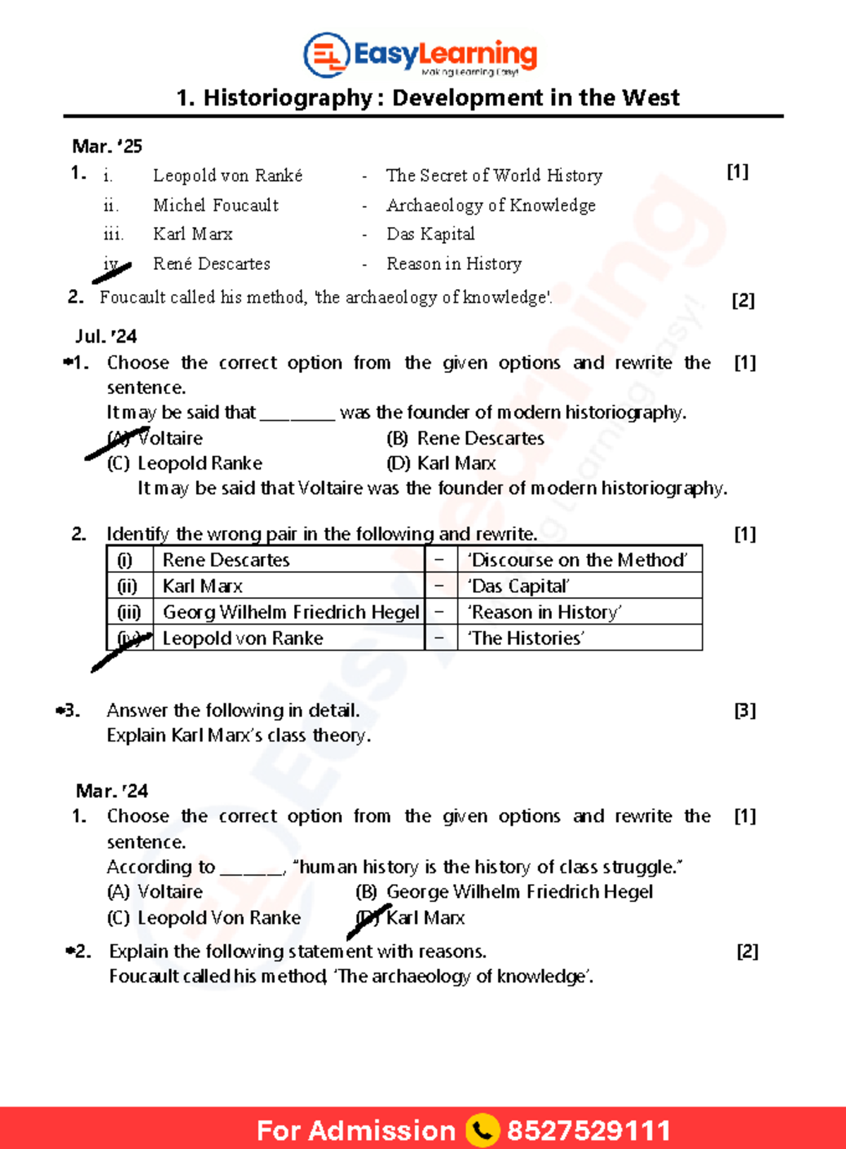 Historiography: Key Concepts and Exam Questions (HIST 101) - Studocu