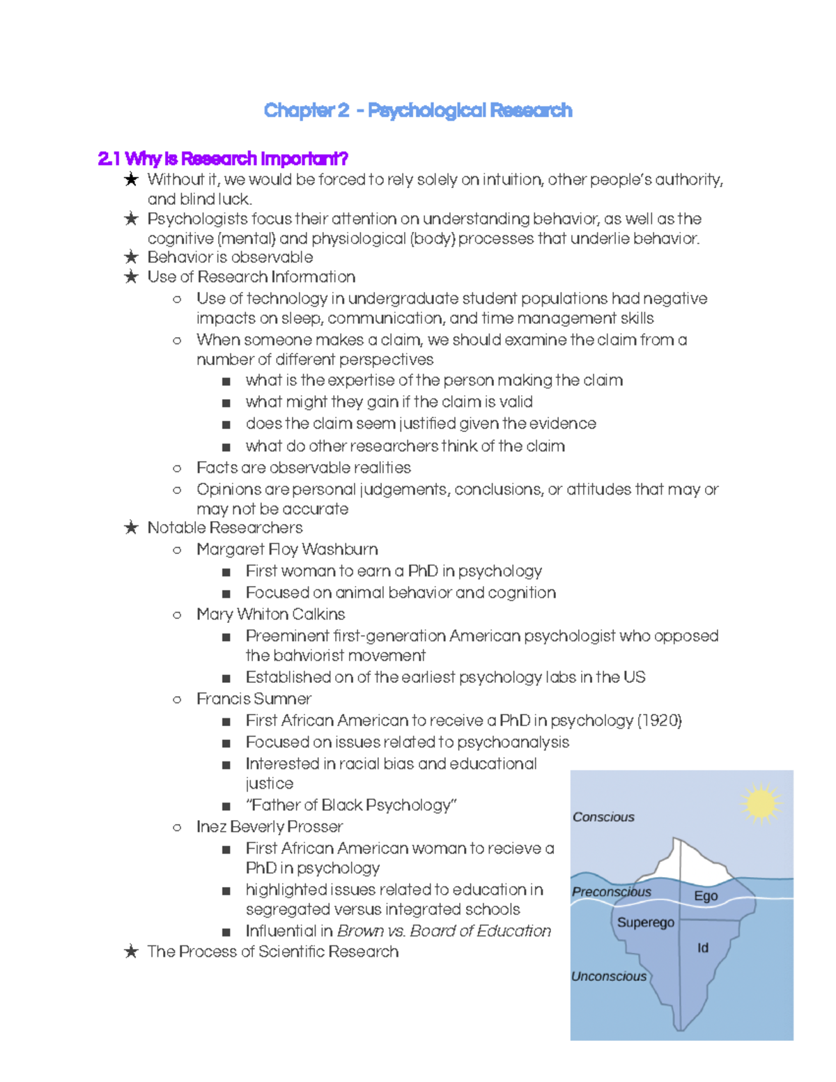 PSY 101: Chapter 2 Notes on Psychological Research & Methods - Studocu