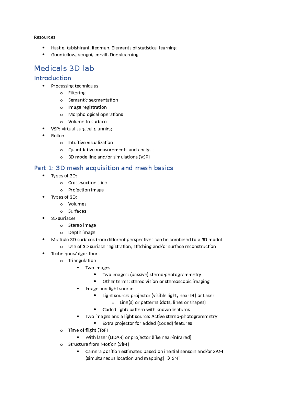 General - Lecture Notes on Medical 3D Lab and Machine Learning (MED 3D ...