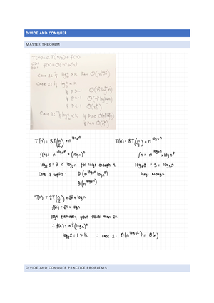 Algorithm Design and Analysis 2024, Term 1 Sample Exam 1 - Studocu