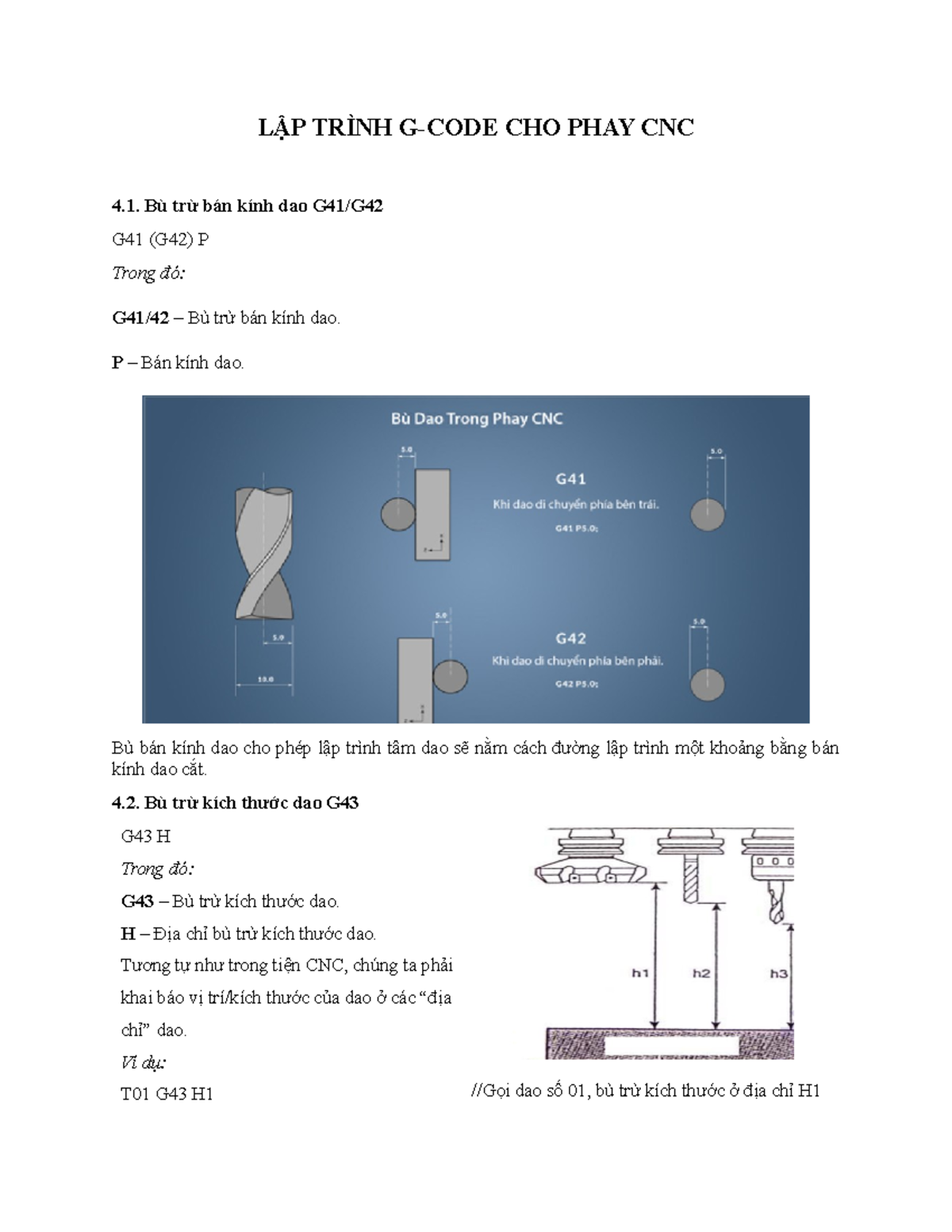 Bài 4. Lập trình G-code cho phay CNC - LẬP TRÌNH G-CODE CHO PHAY CNC Bù ...