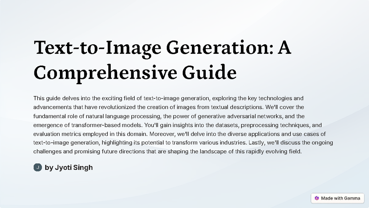 Text to Image Generation A Comprehensive Guide - Text-to-Image ...