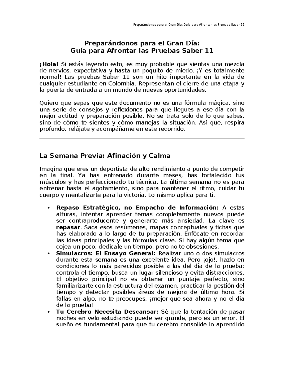 Guía de Preparación para las Pruebas Saber 11: Consejos y Estrategias ...