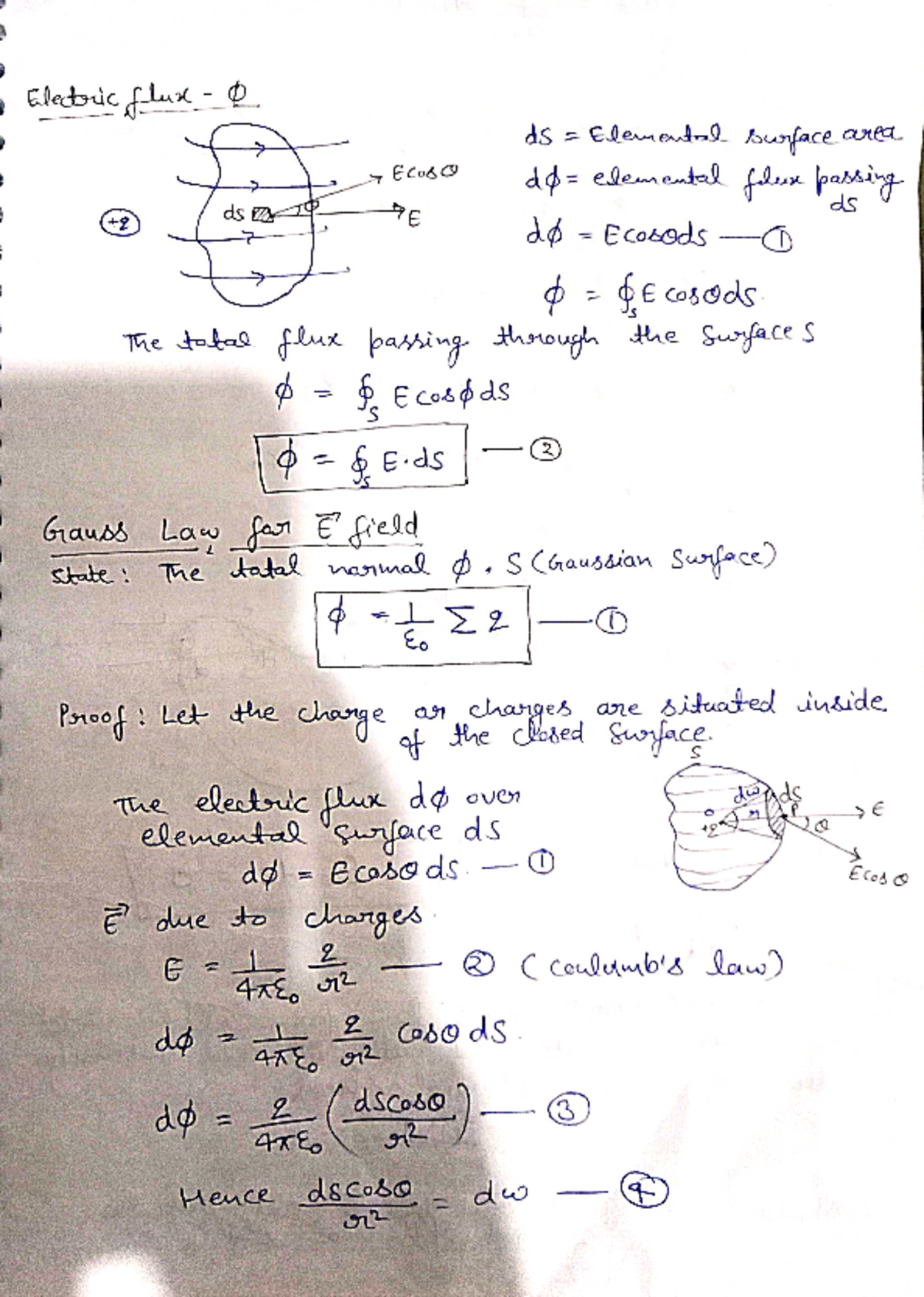 ENG PHYS 101: 1st Year Lecture Notes on Electric Flux and Magnetism ...