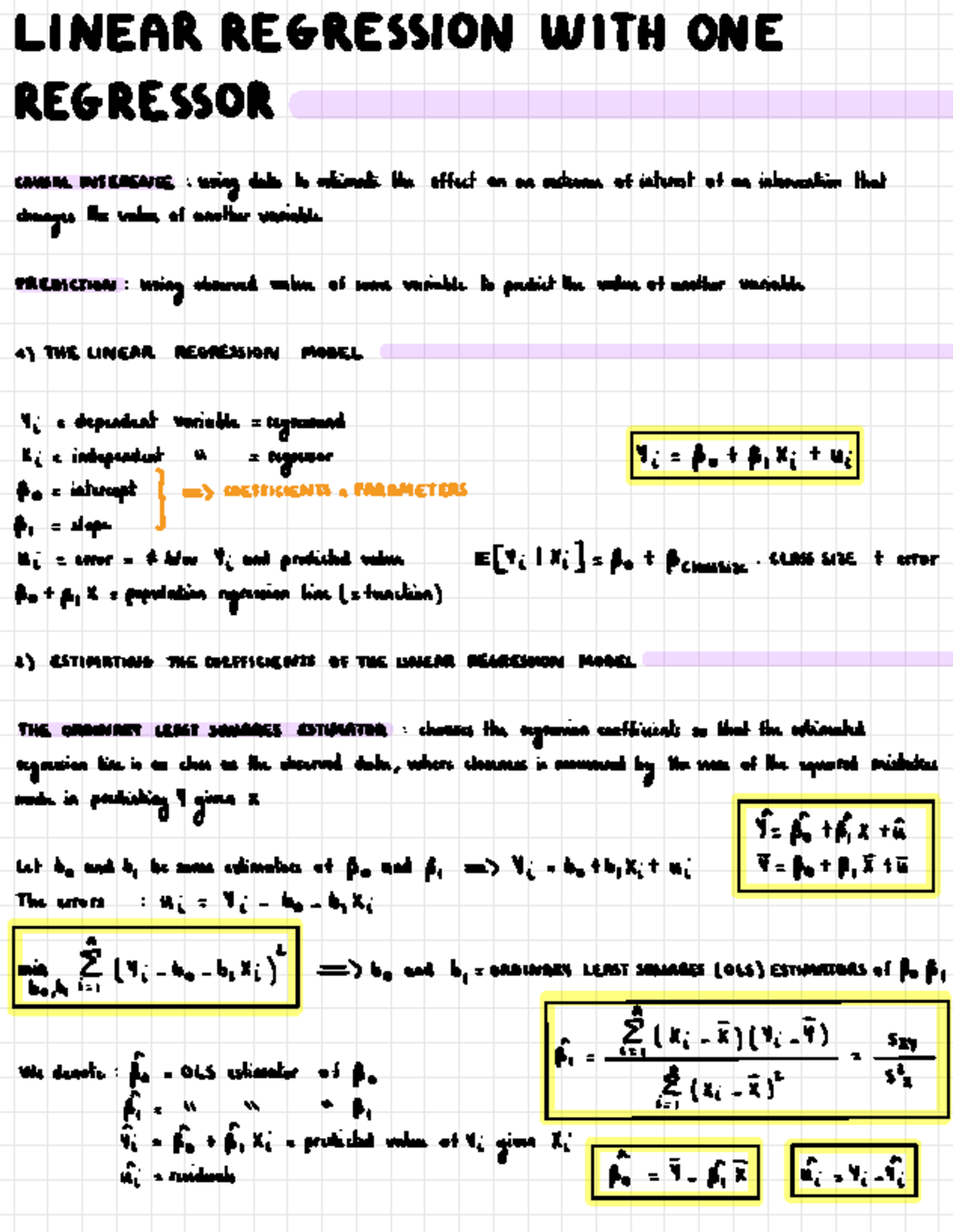 Chapter 4: Linear Regression with One Regressor and Causal Inference ...