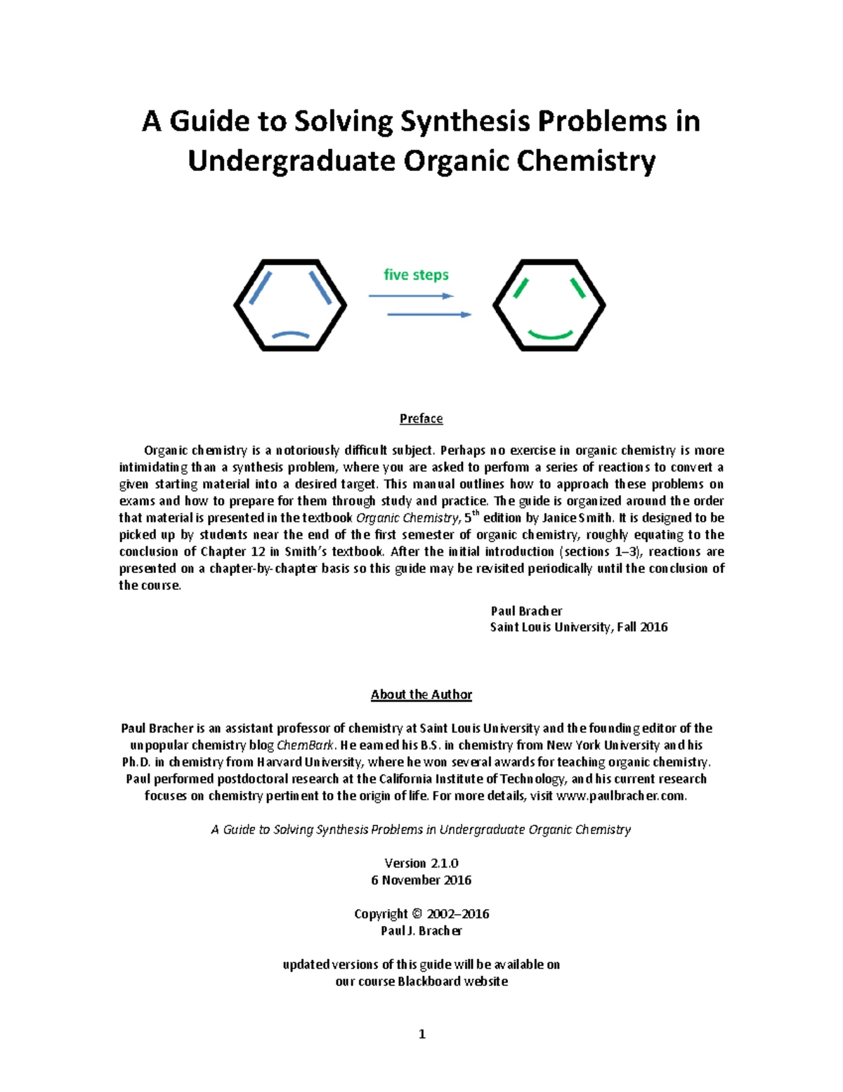 CHEM 2410 - Organic Chemistry I - Fall 2024 - Final Exam Prep Guide ...