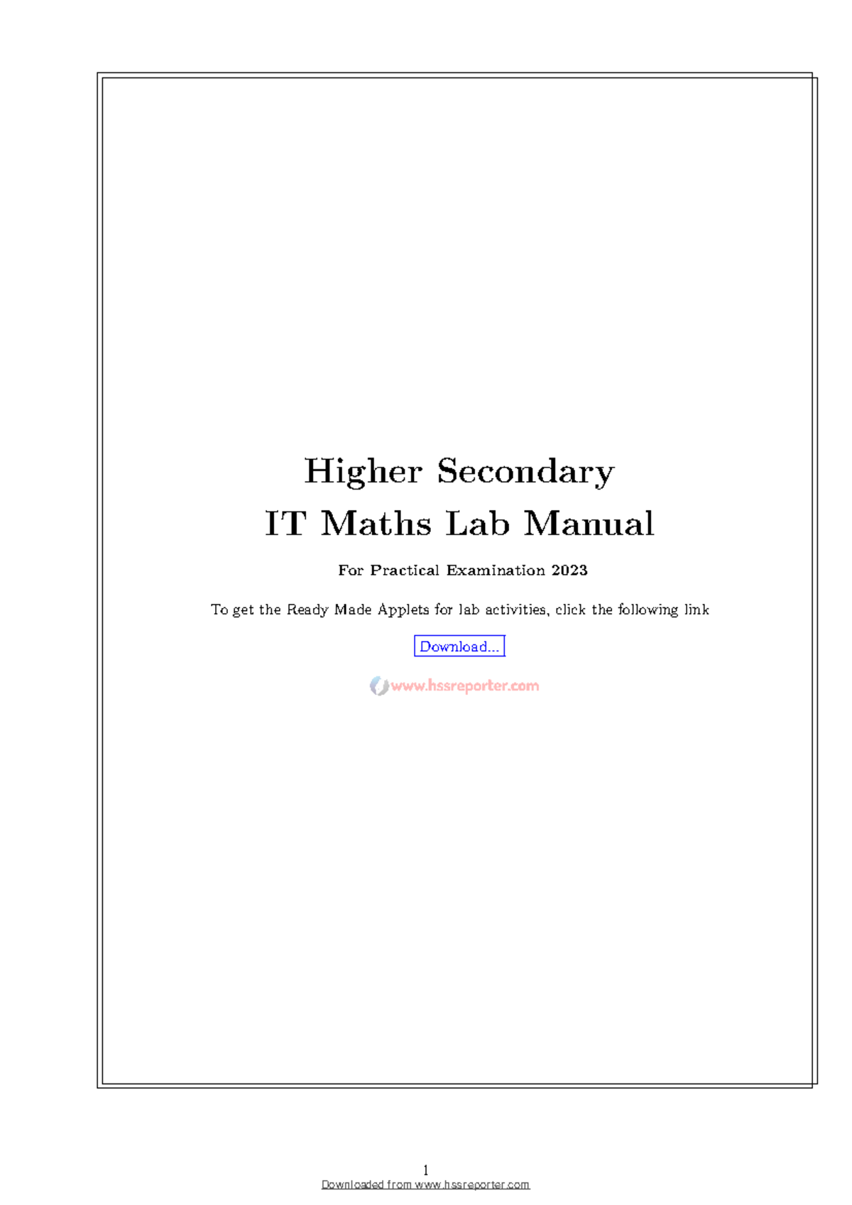 IT Math Lab Manual for Practical Exam - March 2023b - Studocu