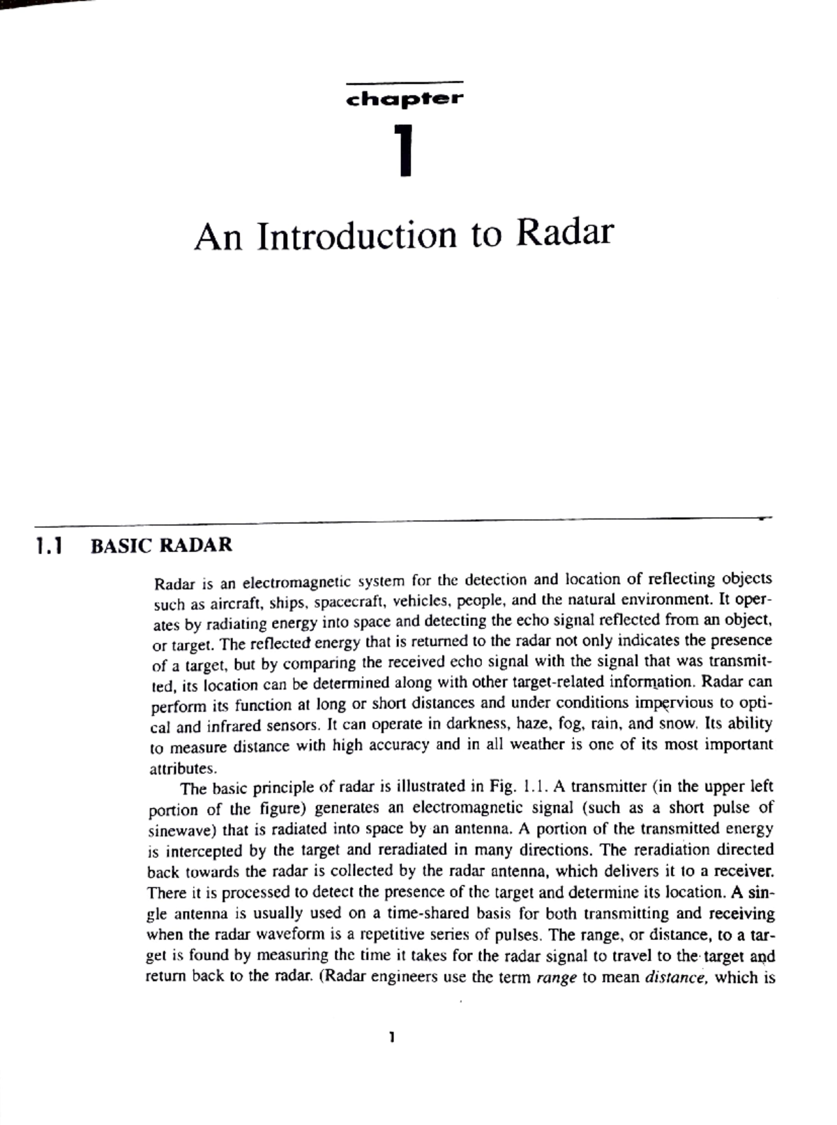 Module 1 Overview - 17EC833 Radar Engineering Concepts - Studocu