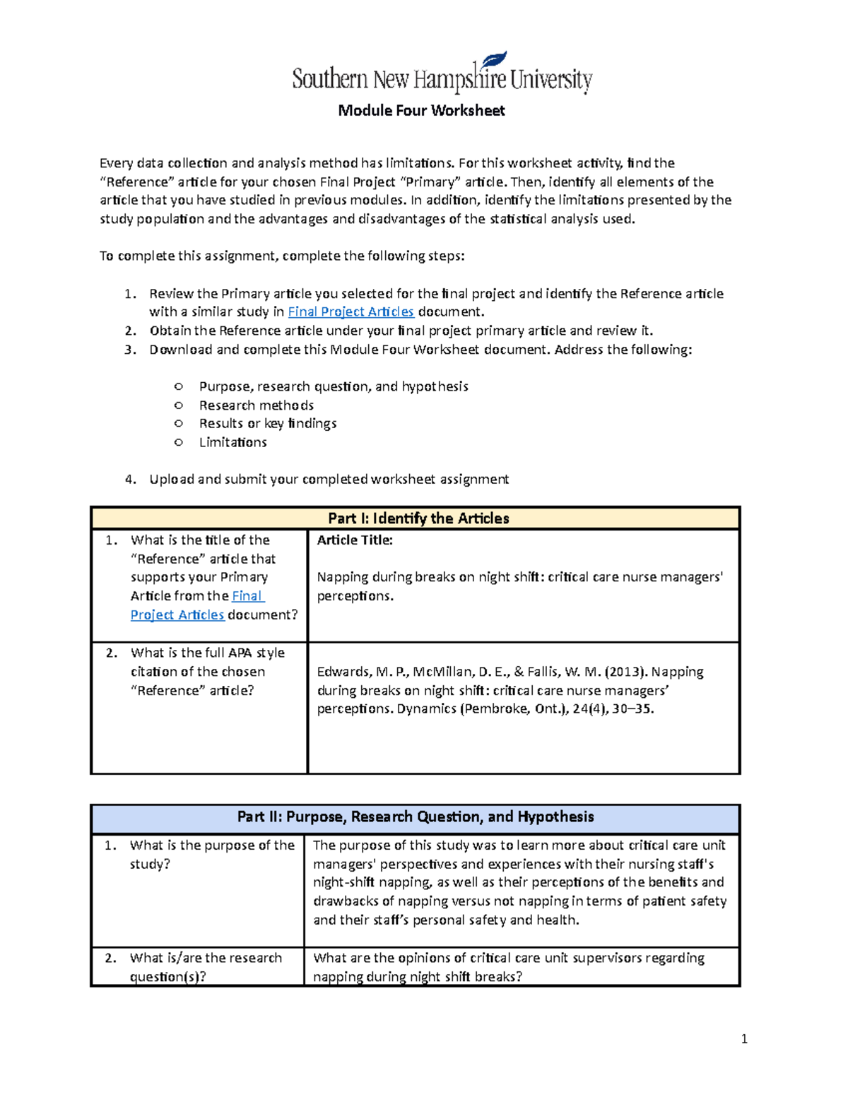 4-2 Worksheet for Final Project: Data Collection & Analysis Review ...