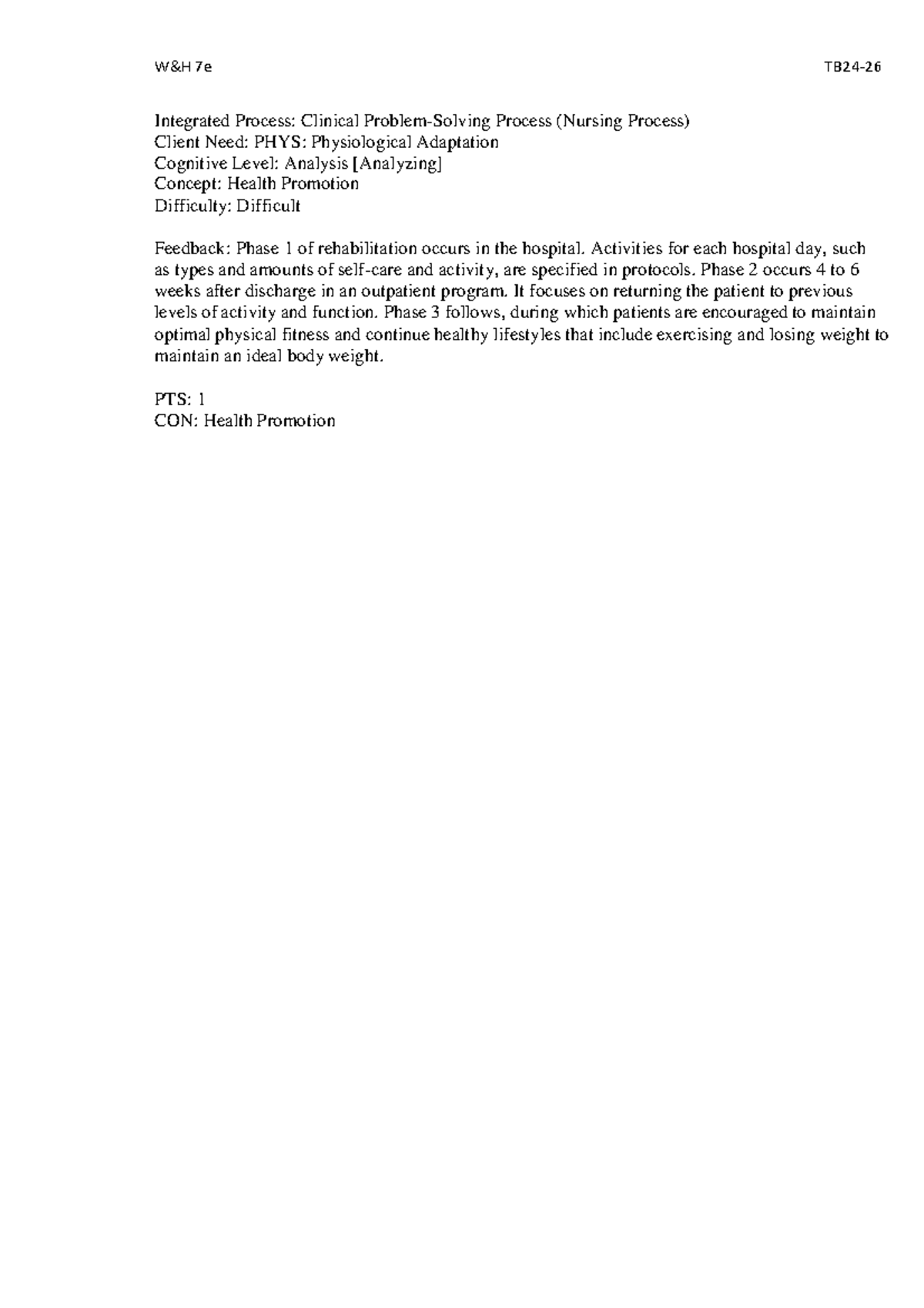2241 501 - Clinical Process & Health Promotion Strategies - Studocu