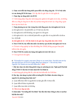 [Solved] Trong qu trnh hnh thnh t tng ca mnh H Ch Minh tip thu nhng gi ...