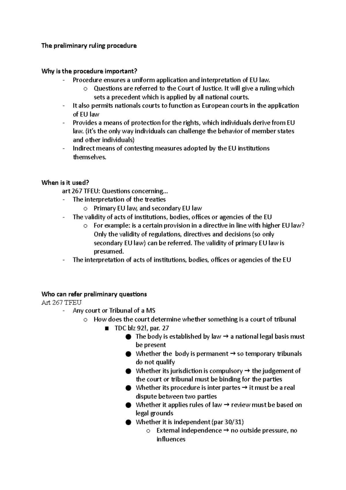 Preliminary Ruling Procedure: Importance, Use, and Legal Framework (EU ...