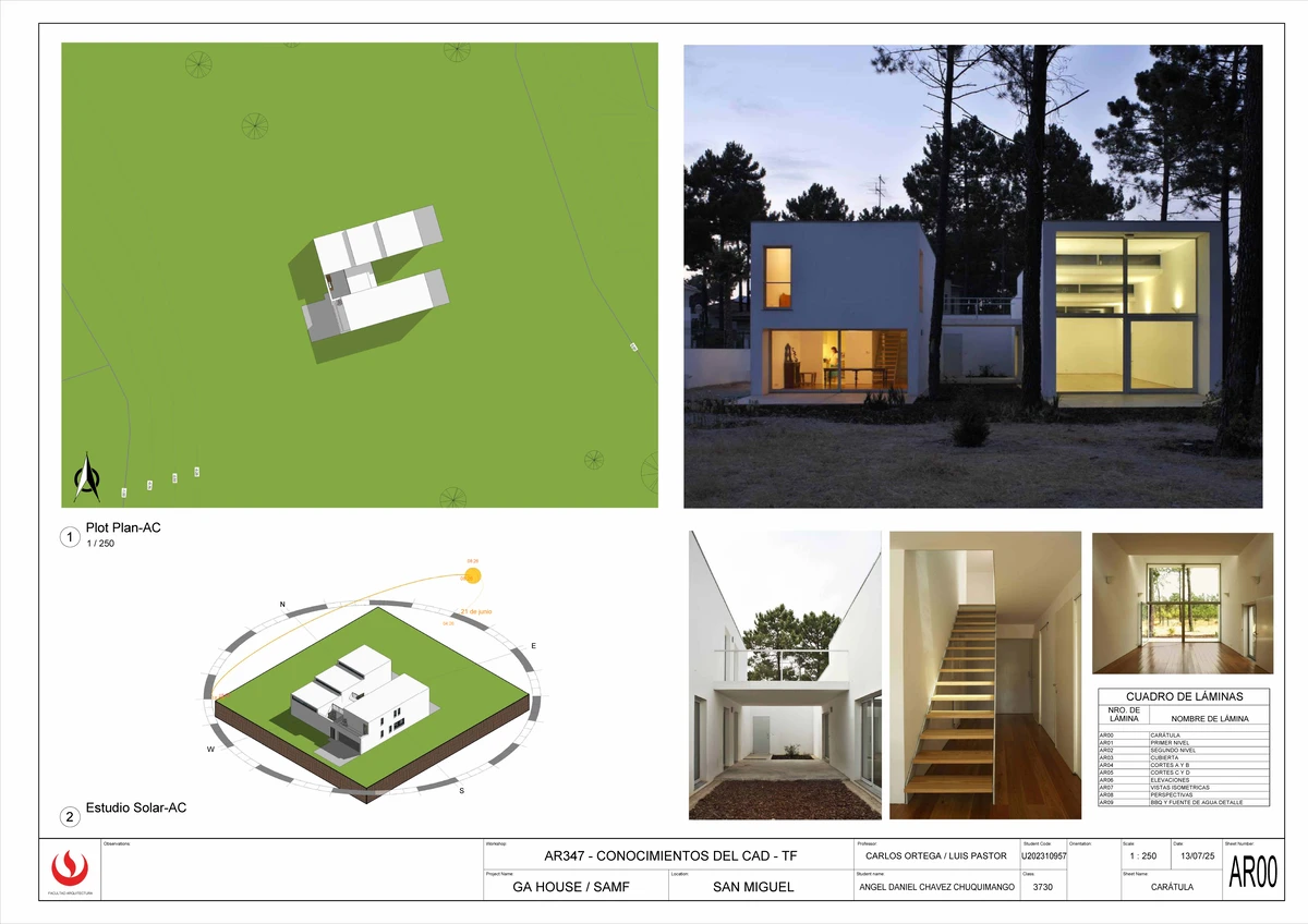 AR342 Trabajo Final Revit: Requisitos y Entrega 2025-1 - Studocu