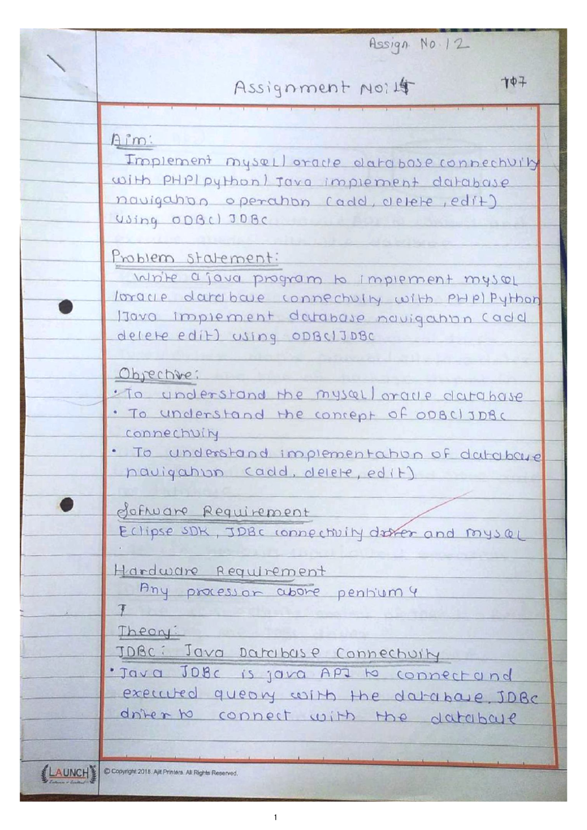 DB Assignment 12 - Computer Engineering - Studocu