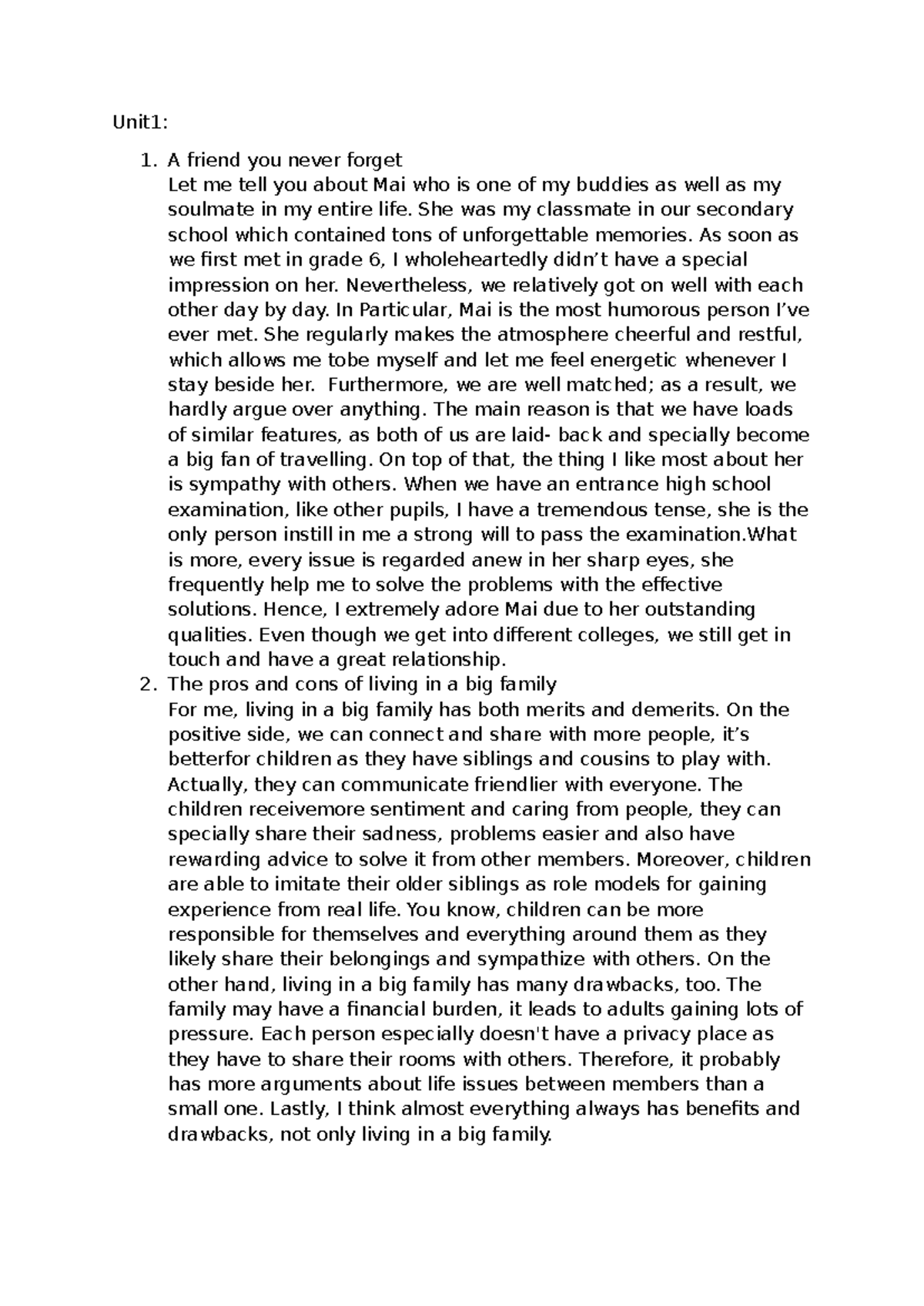 Topic - Summary Social Work ASWB Bachelors Exam Guide - Unit1: 1. A ...