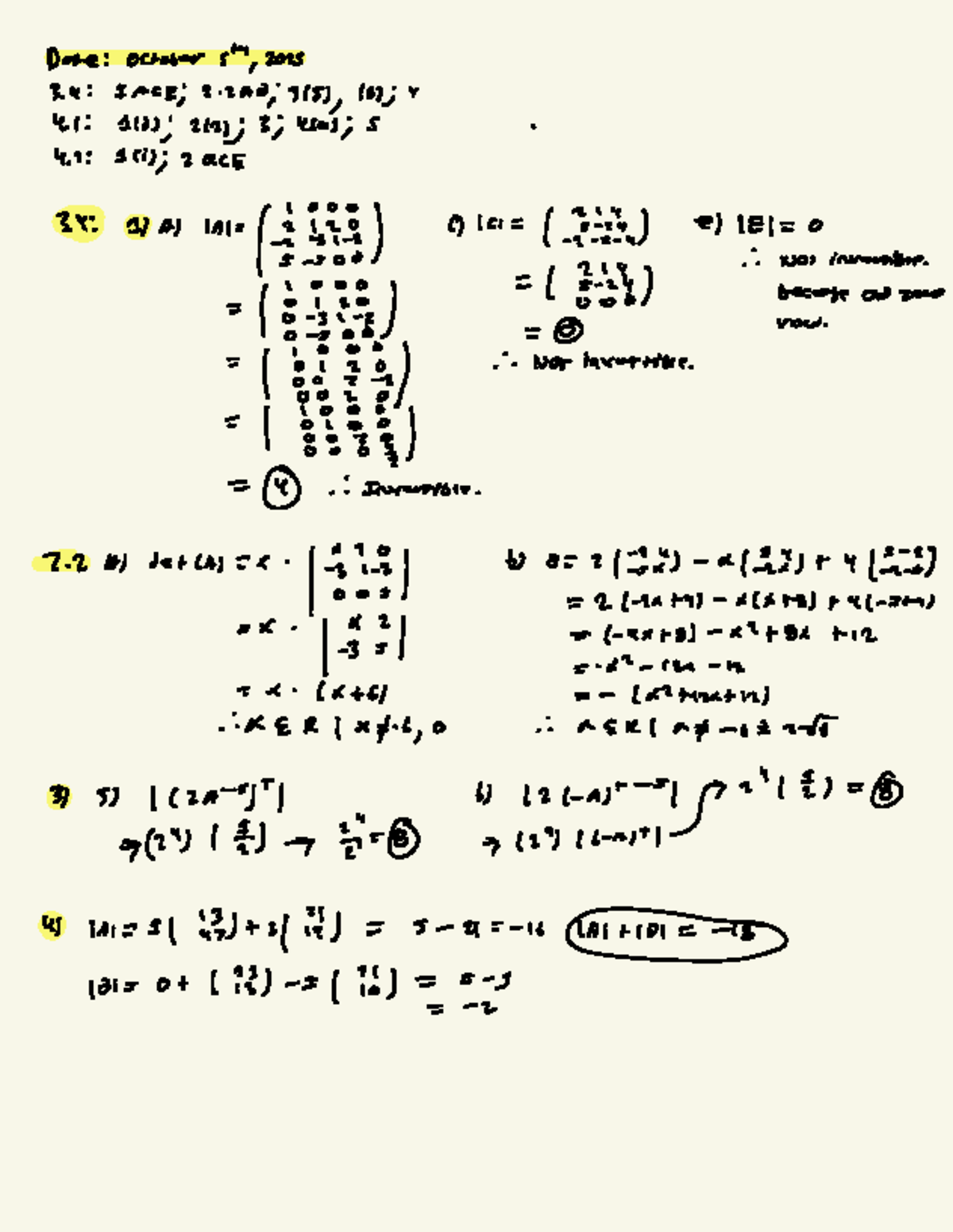 MTH 108 Homework 3 - Detailed Notes and Solutions - Studocu