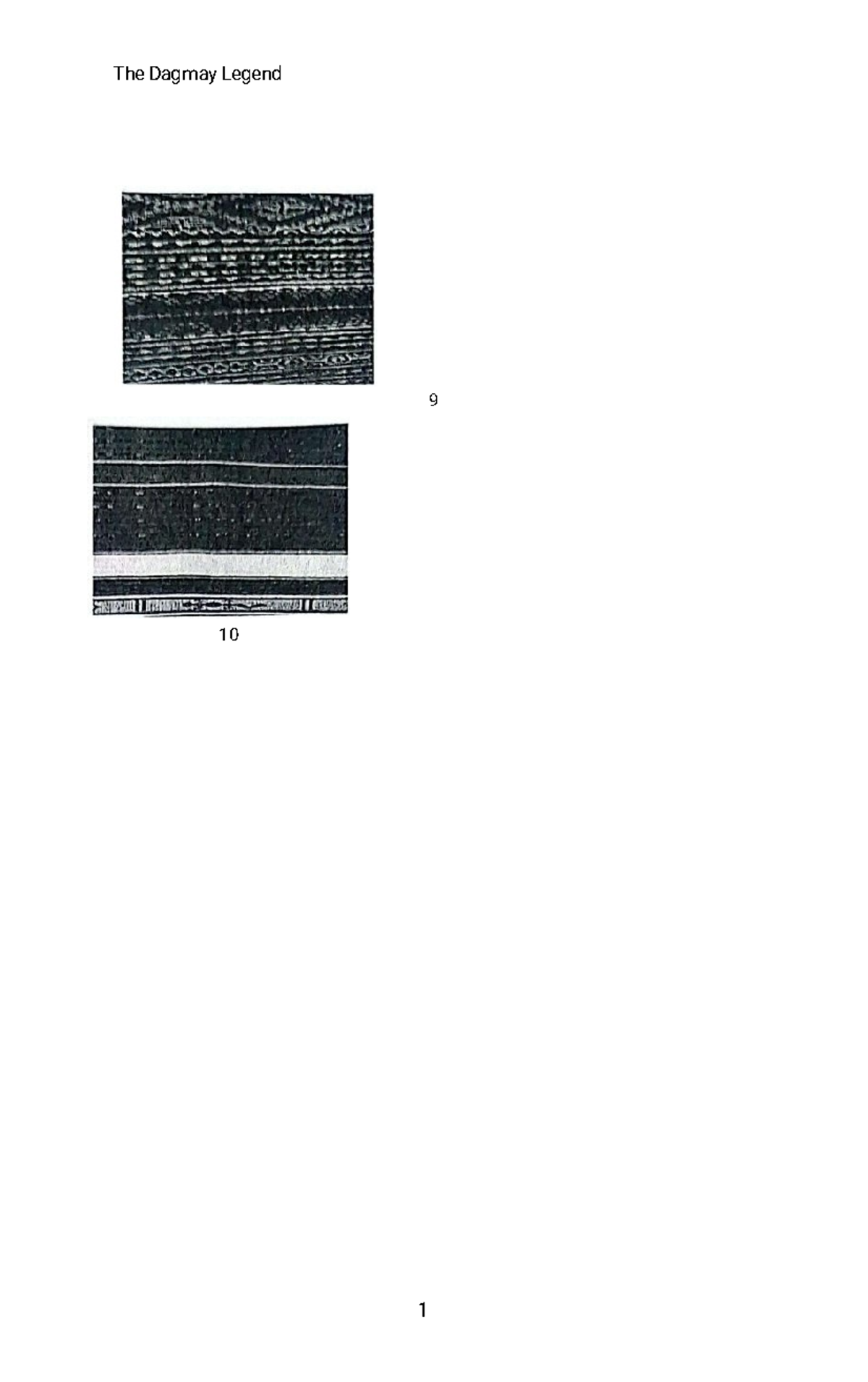 Textile Art of the Dagmay: A Study of Filipino Weaving Culture - Studocu