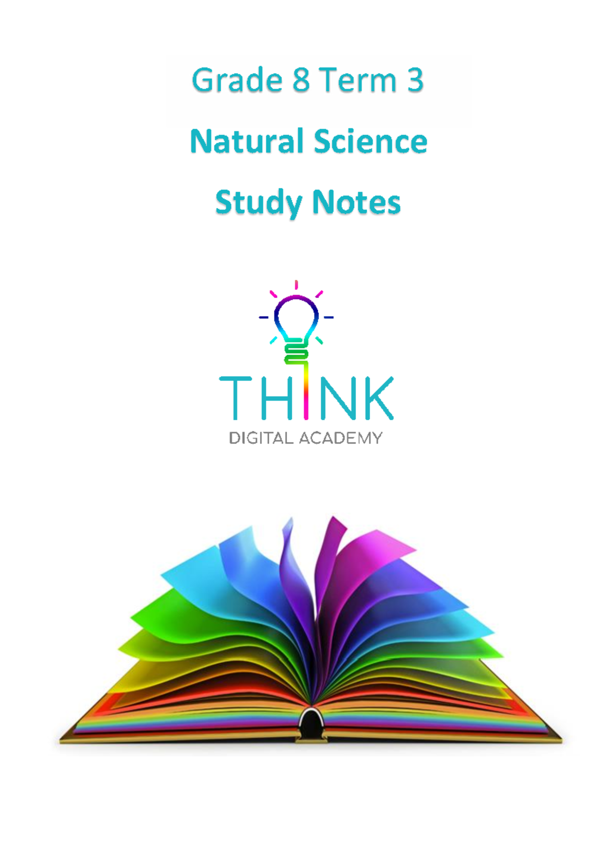 Grade 8 Natural Science Term 3 Study Notes: Electricity & Light ...