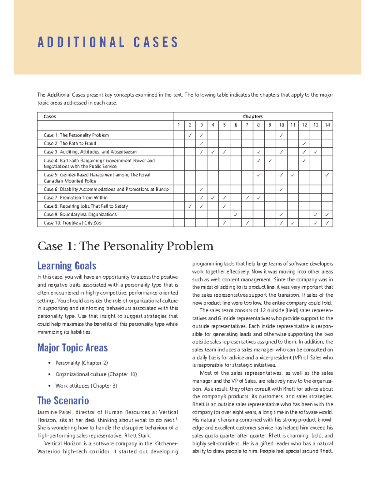 Title: Case Studies (BUS123) - Key Concepts and Learning Goals - Studocu