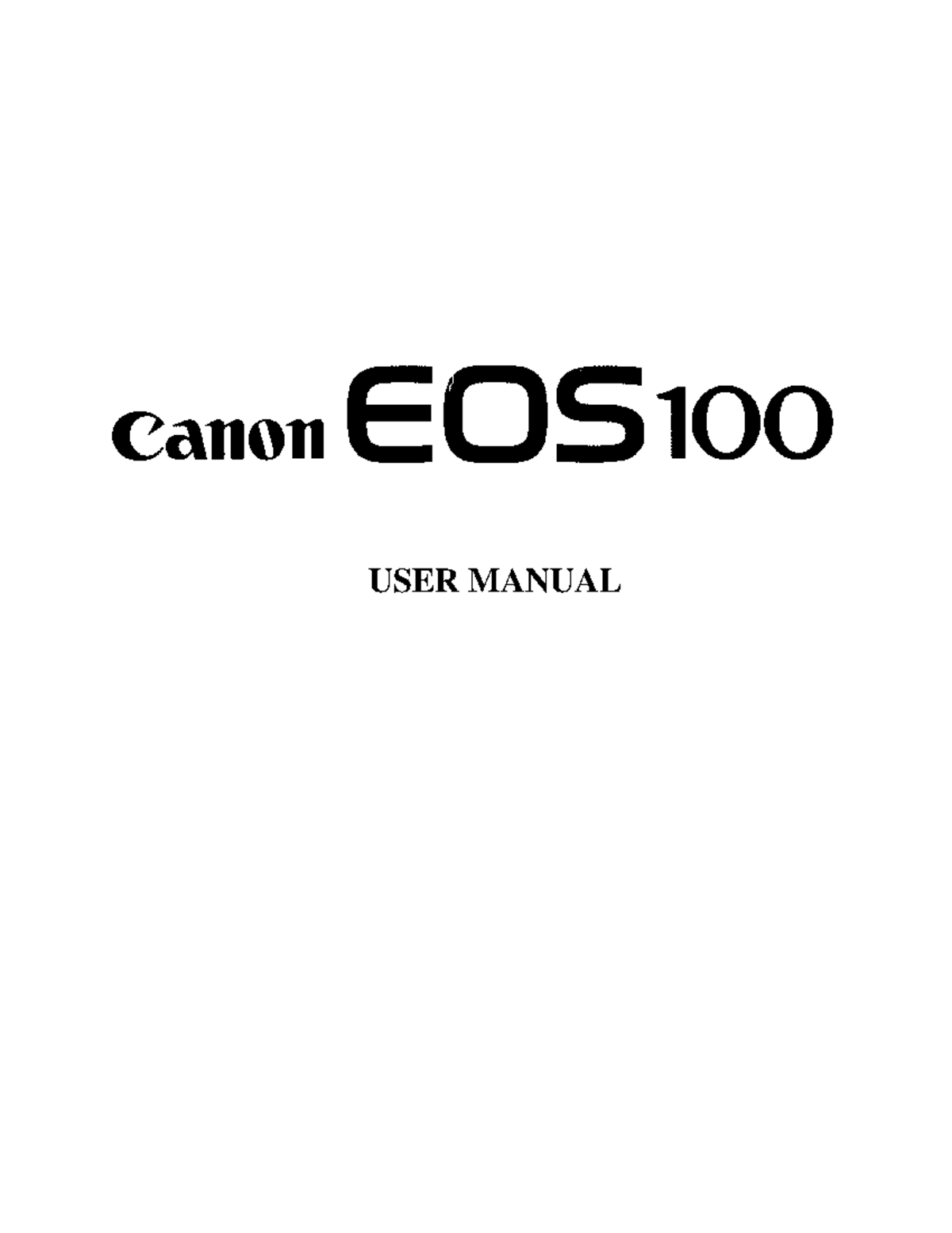 EOS 100 User Manual EN: Comprehensive Guide to Features and Functions ...