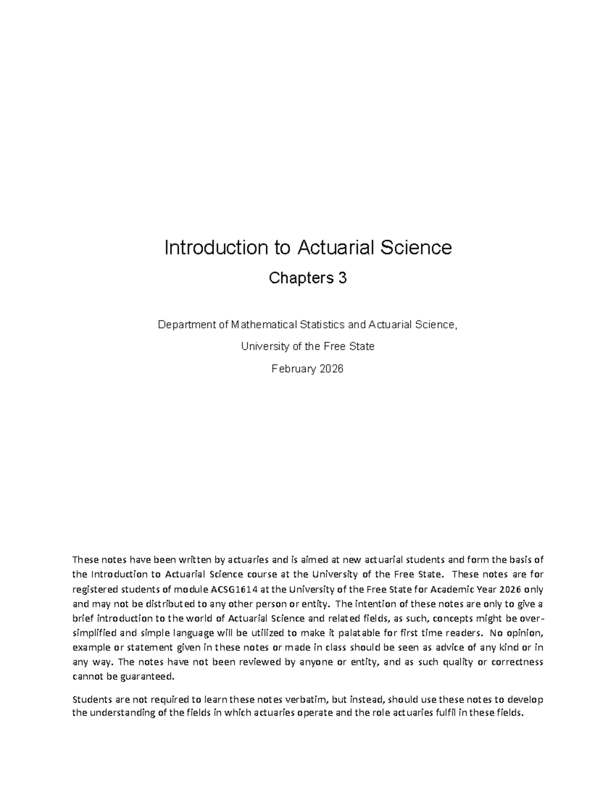 Retirement Benefits Overview - Introduction to Actuarial Science ...
