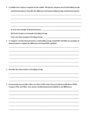 Unit 3 ict Revision worksheet No. 2 - Unit 3 Revision Worksheet Section ...