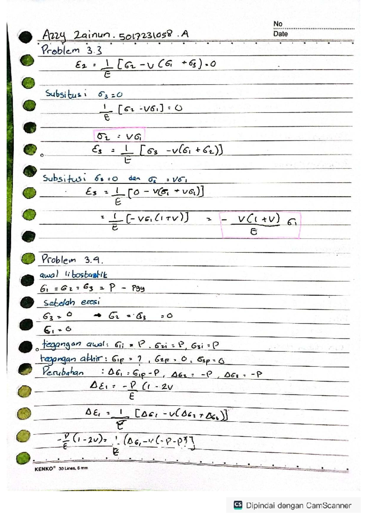 5017231058 Elasticity Problem Set and Solutions - Studocu